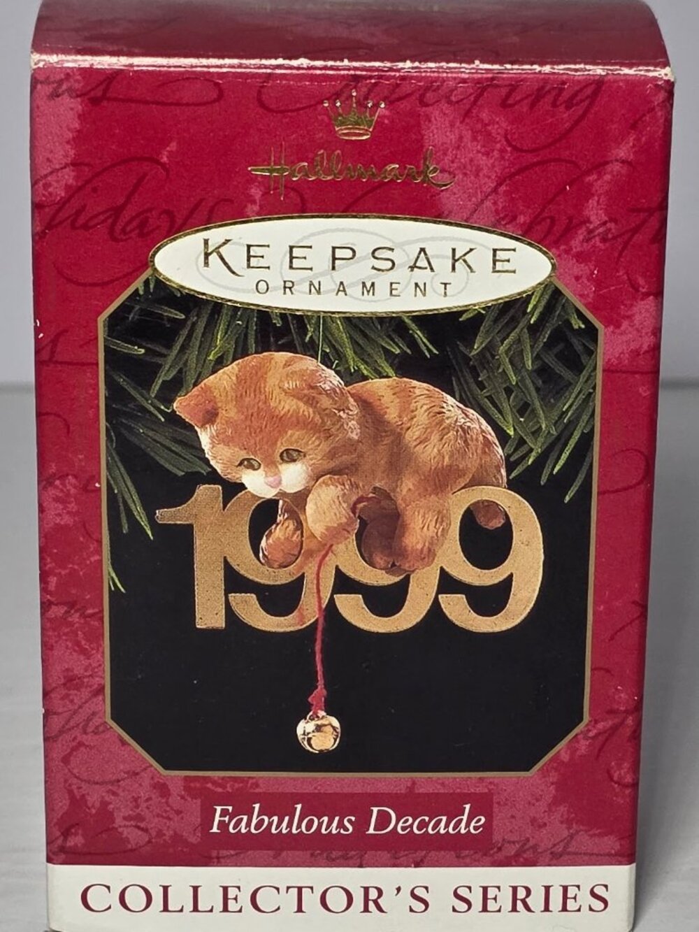 Hallmark Vintage 1999 Fabulous Decade Series Keepsake Ornament